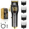 DSP Professional Hair Clipper for Man, Barber Clipper for Hair Cutting, Cordless Hair Clipper, Magnetic Levitation Motor with 9000RPM, Rechargeable Hair Beard Trimmer for Men with Digital Display