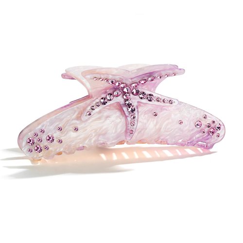 TOVABA Starfish Hair Claw Clips for Women Pink Starfish Hair Clips Cute Medium Hair Clips Trendy ...