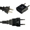 United States to Ethiopia Travel Power Adapter to Connect North American Electrical Plugs to Ethiopian Outlets for Cell Phones, Tablets, eReaders, and More (2-Pack, Black)