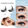 Lash Clusters 84 Pcs Cluster Lashes Eyelash Clusters DIY Cluster Eyelash Extensions Individual Lashes Thin Band & Soft(Plateau,D-8-16mix)