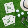 Aodaer 48 Pieces Golf Napkins 13 x 13 Inches Hole in One First Napkins Disposable Golf Cocktail Beverage Paper Napkins for Golf Themed Party Decorations Sports Party Supplies, Birthday Party