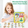 Hebayy Memory Matching Game, 72 PCS Animals Matching Cards for Toddlers 36 Designs Memory Cards Educational Learning Toys for Preschool 4 5 6 Years Old