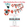 Bowling Happy Birthday Banner - Bowling Party Supplies - Bowling Party Decorations - Bowling Birthday Party Supplies - Glow Red Banner