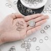 Craftdady 1000Pcs Stainless Steel Open Jump Rings 12mm Round 1.2mm Thick Connector Rings for Jewelry Making