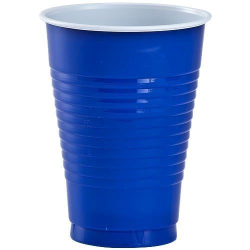 Bulk Plastic Cups | 50ct (16oz, Royal Blue)