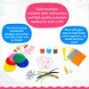 Crafty Mother, Award Winning, 18 Awesome Paper Crafts! All- Inclusive, Organized Preschool Arts and Craft Projects, Fun Craft Box for Kids Ages 4-8 and Older -Now with 100 Glue Dots!