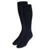 Truform Compression Socks, 20-30 mmHg, Men's Dress Socks, Knee High Over Calf Length, Navy, Medium,1944NV-M