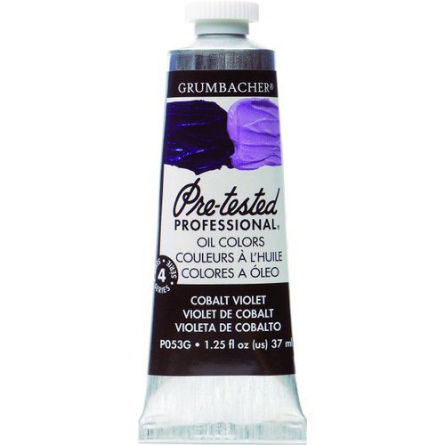 Grumbacher Pre-Tested Oil Paint, 37ml/1.25 Ounce, Cobalt Violet Hue (P053G)