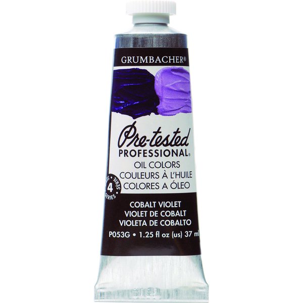 Grumbacher Pre-Tested Oil Paint, 37ml/1.25 Ounce, Cobalt Violet Hue (P053G)