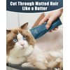 oneisall Pet Clipper for Cat Matted Hair, Pet Shaver for Cats Quiet Pet Hair Clippers Cordless Cat Clippers for Matted Hair Cat Clippers for Long Hair(Standard Blade)