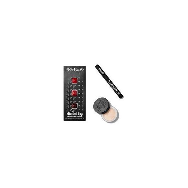 Kat Von D BEAUTY TATTOO LINER, SETTING POWDER, AND LIPSTICK SET