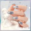GAOY Jelly Nude Blue Gel Nail Polish, 16ml Sheer Neutral Translucent Soak Off Gel Polish, UV Light Cure for Nail Art DIY, 1722 Hazy Blue