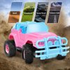 YongnKids Remote Control Car for Kids, 1:20 Scale Rc Trucks for Girls Age 4-7, Pink Rc Cars Toys for Ages 5-7 8-13 Boys Girls Birthday Gift, Off Road Trucks with Mini Doll & DIY Sticker