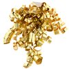 WRAPAHOLIC 12-Count Gold Self-Adhesive Curly Bows Gift Wrap Accessory - Perfect for Christmas, Birthday, Holiday, Party Favors Decorations