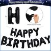 16th Birthday Decorations for Boys, 73PCS Blue Black Happy 16th Birthday Balloons for Girls, 16 Years Old Bday Party Supplies with Tablecloth, Fringe Curtains, Hanging Swirls Decor for 16th Teenager