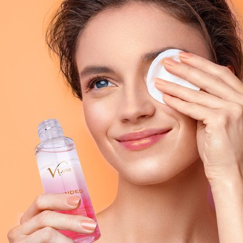 VLuxe Extended DIY Eyelash Extension Cluster Remover with Natural Rosewater Gentle Soothing Nourishing Cleanser for Removal of False Eyelashes, Lash Wisps, Bond & Seal Adhesive and Makeup