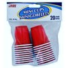 Mini Red Plastic Cups, 40-ct
