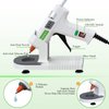 Hot Glue Gun Kit, MONVICT 40W Mini Glue Gun with Fine Tip & 30 Glue Sticks, Suction Cups Stand & Anti Stick Silicone Mat, On/Off Switch Design for DIY, Crafts, Home School Project…