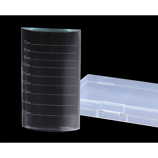 Eyelash Extension Crystal Pallet Lash Holder Tray Bigger Size with Storage Case 4.3x2.4 Inch