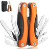 WIWUE GUO Multi Tool, Multitool, Survival Tools, Pocket Knife, Christmas Gifts, Multitool Pliers, Camping Knife, Hunting Knife with Holster and Nylon Sheath for Outdoor, Fishing, Hunting, Hiking