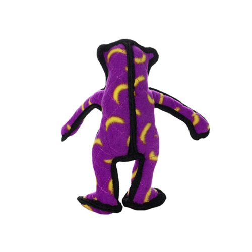 TUFFY - World's Tuffest Soft Dog Toy - Zoo Junior Monkey - Squeakers - Multiple Layers. Made Durable, Strong & Tough. Interactive Play (Tug, Toss & Fetch). Machine Washable & Floats