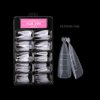 Desdemona 100 Pcs Poly Extension Gel Dual Nail Form - Builder Gel Stiletto Nail Molds False Nail Tips for Gel Manicure Nail Art Design Salon DIY at Home (Stiletto Dual Forms Set)