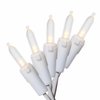 LUCKY SHINE 150 Warm White LED Christmas Lights, Commercial Grade LED String Lights White Wire 50 Ft, for Indoor and Outdoor Use.