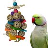 Super Bird Creations SB480 Starburst Bird Toy - Colorful Bird Toy for Medium Parrots, Cockatiels, Conures & Parakeets, Cockatiel Toy, Budgie Toys, Bird Toys, Bird Entertainment, Medium Birds, 10" x 4"