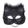 Masquerade Mask Halloween Fox Mask Cosplay Costume Half Face Animal Headgear Caps Furry Party Christmas Eye Mask Cat Masks Party Mask Fancy Half-Face Masks Halloween Costume Fancy Dress