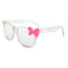 Jojo Siwa Blue Light Blocking Glasses with Pouch Juniors Computer Glasses for Women Eyewear Screen Protection (Sparkle Pink)