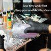Generic Tattoo Bottle Bags 100Pcs Clear Tattoo Wash Bottle Bags Transparent Squeeze Bottle Sleeves Plastic Tattoo Cover for Tattoo Cleaning Supplies Kits Accessories Parts to Protecting Bottle