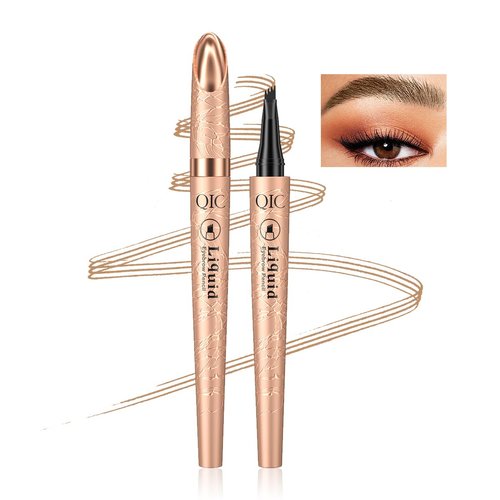 Eyebrow Pen Light Brown, Microblading Eyebrow Pencil Smudge-Proof Brow Pencil with Upgrade Micro-Fork Tip Waterproof Microblading Pencil for Eyebrows Long-Lasting Natural By Aaiffey