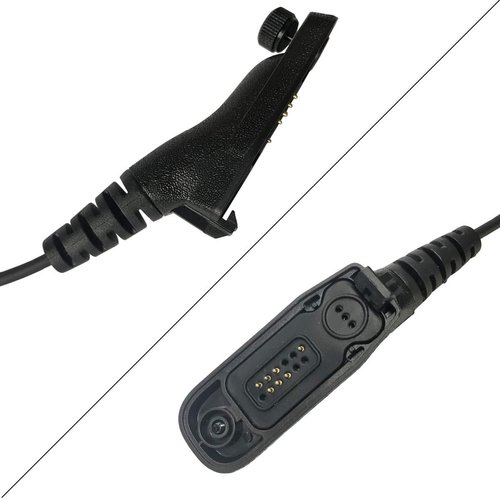 AIRSN Earpiece for Motorola Radio XPR 7550 XPR6350 XPR6550 XPR6580 Walkie Talkie with Acoustic Tube and PTT MIC Surveillance Headset