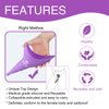 Female Urination Device,Reusable Silicone Female Urinal Foolproof Women Pee Funnel Allows Women to Pee Standing Up,Women's Urinal is The Perfect Companion for Travel and Outdoor (Purple)