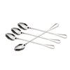 Long-handled ice tea spoon, cocktail stir spoons, stainless steel coffee spoons, ice cream scoop Set of 8