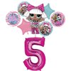 LOL Surprise 5th Birthday Party Supplies Balloon Bouquet Decorations