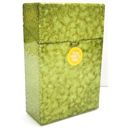 Eclipse Speckled Water Drop Design Hard Plastic Crushproof Cigarette Case, 2ct, Kings, Assorted Colors, 3116M11