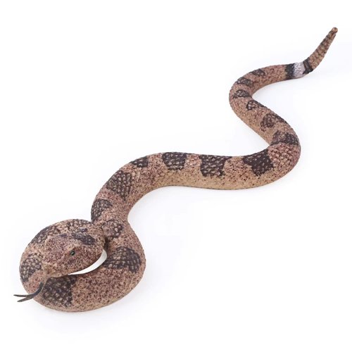 SIENON Realistic Fake Snakes Toy Soft Rubber Snake Figure Garden Snake Scare Birds and Squirrels,...