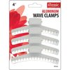 annie 4" aluminum wave clamps salon product hair clamp