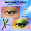 Multichrome Eyeliner,Green Eyeliner Penclis with Retractable,Glitter Eyeliner Pencil for Halloween Makeup,Waterproof Eyeliner Pen,24h Long Lasting Eye Liner Smudge Proof Eye Pencil