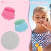 2 Pack Kids Sunscreen Applicator,Sunblock Buddy Brush with Protective Case,Sun Lotion Applicator Sun Cream Brush Set with Brush Cleaning Pad