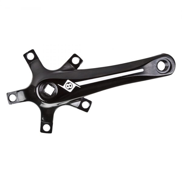 Origin8 Alloy Crank Arm Set (110 BCD), 170mm, Black