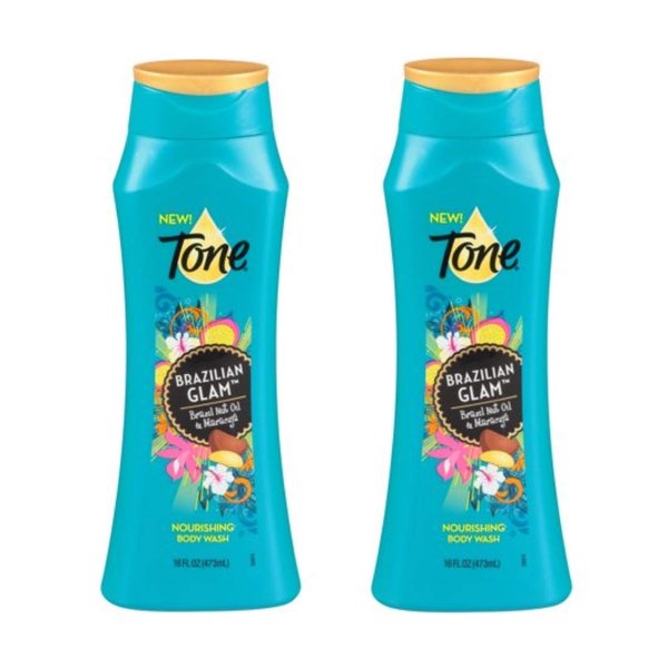 Tone Nourishing Body Wash, Brazilian Glam, 16 fl oz (Pack of 2)
