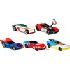 Hot Wheels Toy Cars 5-Pack, Set of 5 DC Character Cars in 1:64 Scale: Superman, Batman, Wonder Woman, The Joker GT & Harley Quinn
