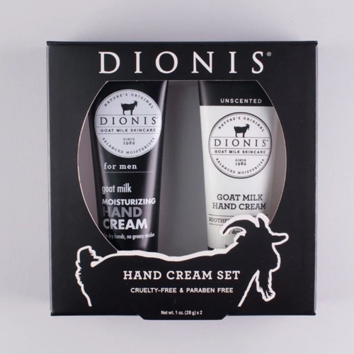 Dionis Goat Milk Skincare Men's Hand Cream Set of 2