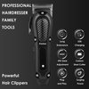 KEMEI Hair Clippers for Men, Professional Barber Clippers for Hair Cutting Cordless&Corded, Rechargeable Beard Trimmer
