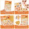 OHOME Thanksgiving Crafts for Kids | Thanksgiving Bingo Cards - 24 Players Thanksgiving Games - Thanksgiving Gifts Party Favors for Kids | Friendsgiving Activities Toys Party Supplies