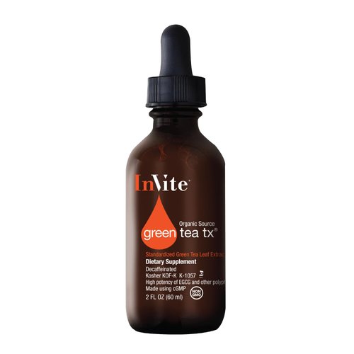 Invite Health Green Tea Tx® - Supports Immune Health - Combines Green Tea Extract and Vitamin C - One Dropperful has The Antioxidant Power of Up to Two Cups of Green tea - 2 Fluid Ounces