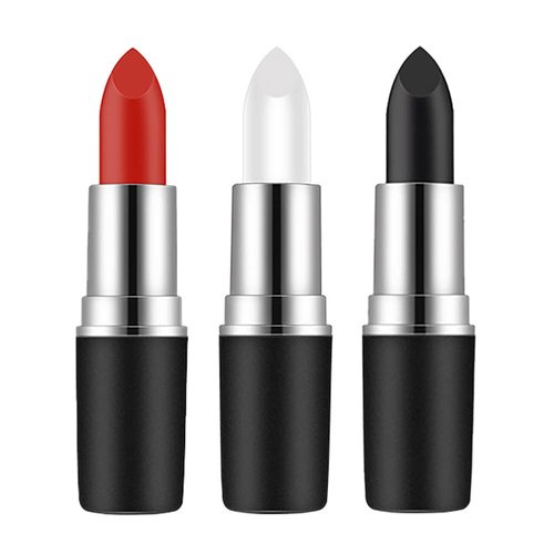 Mysense Red White and Black Eye Black Face Paint Stick, EyeBlack for Sports Football Baseball Softball Lacrosse, Cream Body Painting for Halloween Cosplay Clown Makeup