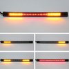 ANKIA LED Brake Light Strip 32 LEDs 8" Flexible License Plate Tail Light Stop Running Light Turn Signal Lamp for Harley CG125 GN125 (LED Tail Light Strip)